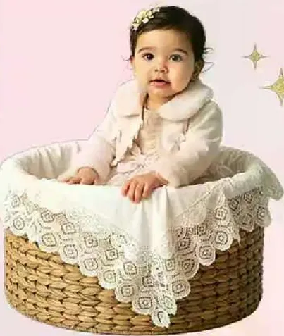 A beautiful baby outfit with a soft design, perfect for special occasions.