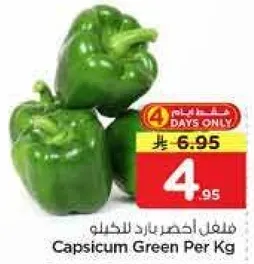 فلفل اخضر بارد للحل