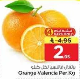 برتقال فالنسيا لكل كيلو