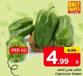 فلفل رومي اخضر