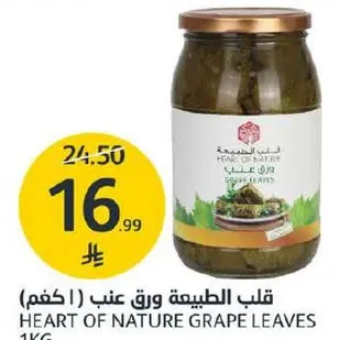 قلب الطبيعه ورق عنب 1كغ