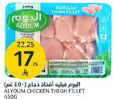 Alyoum Chicken Thigh Fillet 450g