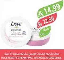 Dove Beauty Cream Pink / Intensive Cream 250ml