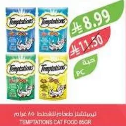 طعام القطط تمبتيشن 85 جرام