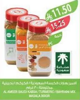 Al Ameer Saudi Kabsa / Tumeric / Bahraini Mix Masala 300g
