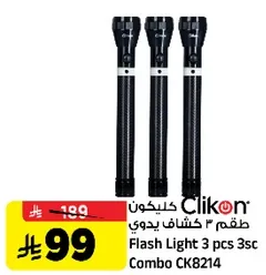 طقم 3 كشاف يدوي