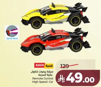 Remote Control High Speed Car