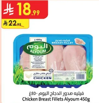 فيليه صدور الدجاج اليوم 450غ