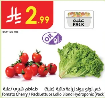 خس لولو بيوند زراعه ماييه (علبه) / طماطم شيري