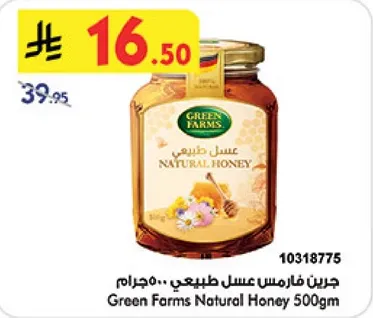 جرين فارمز عسل طبيعي 500جم