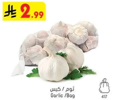 Garlic in a bag.