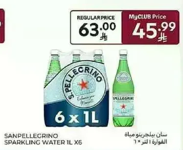 سان بالجرينو مياه فواره 1 لتر × 6