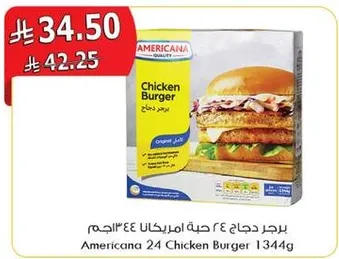 برجر دجاج 24 حبه امريكانا 1344 جرام