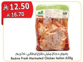 رضوي دجاج متبل طازج ايطالي 650 جرام