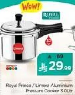 Royal Prince / Limera Aluminium Pressure Cooker 3.0L
