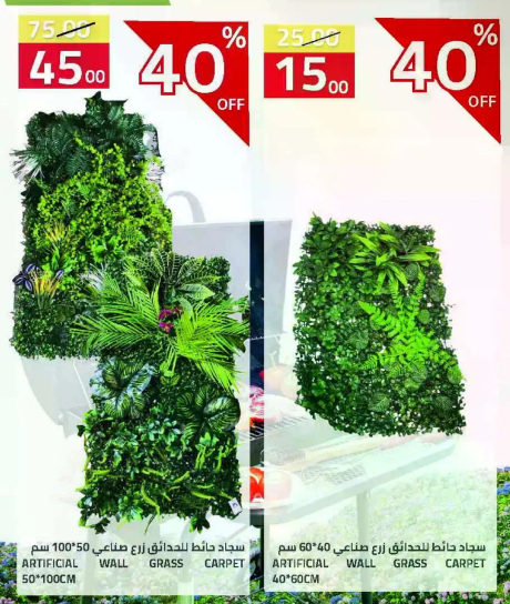 سجاد حايط للحدايق زرع صناعي 50*100 سم