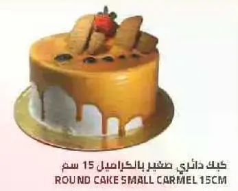 كيك دايري صغير بالكريميل 15 سم