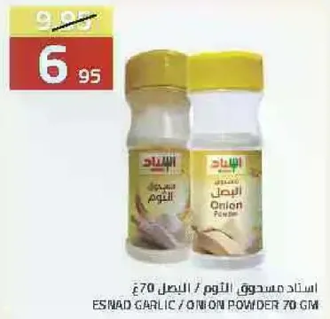 اسناد مسحوق الثوم / البصل 70 جرام