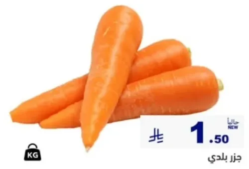 Fresh carrots, crunchy and nutritious.