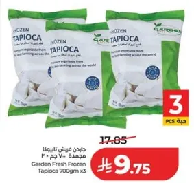 جارين فريش تابيوكا مجمده 700 جرام × 3