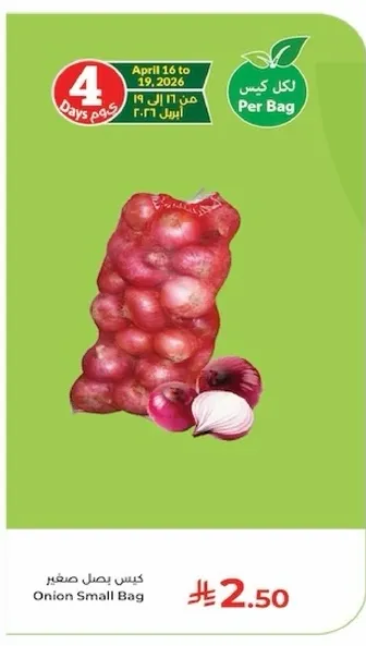 كيس بصل صغير