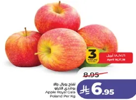 تفاح بيال جالا من بولندا لكل كجم.