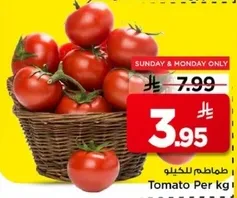 Tomatoes per kg