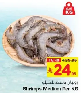 روبيان وسط للكيلو