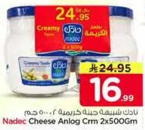 نادك جبنه كريميه 2×500 جرام
