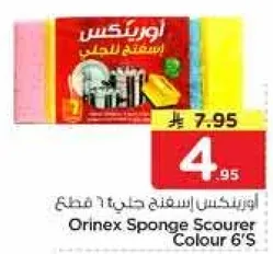 Orinex Sponge Scourer Colour 6's