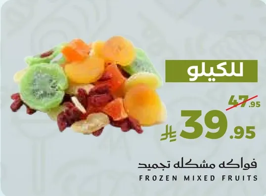 فواكه مختلطه مجمده