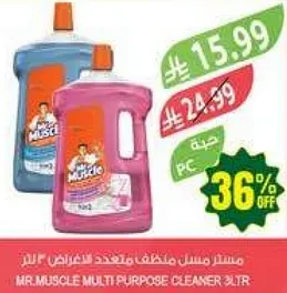 منظف متعدد الاغراض 3 لتر من مستر مصل