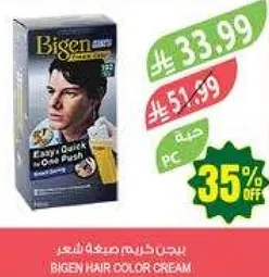 كريم صبغه شعر بيجن