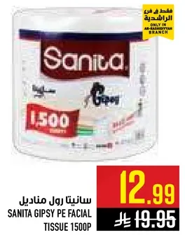 سانيتا جيسي بي مناديل وجه 1500