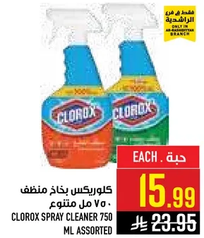 كلوركس بخاخ منظف 750 مل متنوع.