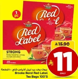 Brooke Bond Red Label Tea Bags 100'S