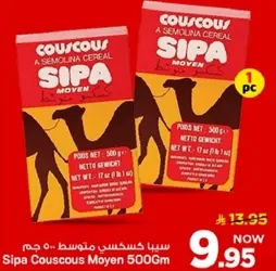Sipa Couscous is a semolina cereal.