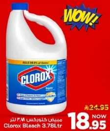 مبيض كلوركس ٣.٧٨ لتر