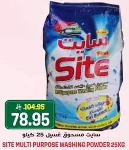 Site Multi Purpose Washing Powder 25kg