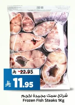 شرايح سمك مجمده حجم