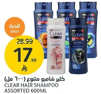 شامبو كلير متنوع 600 مل