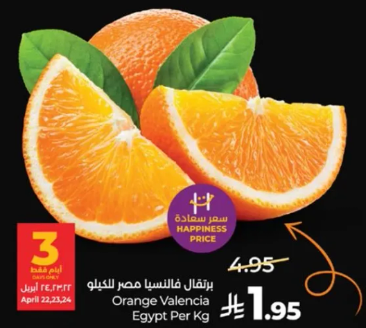 برتقال فالنسيا مصر للكغ