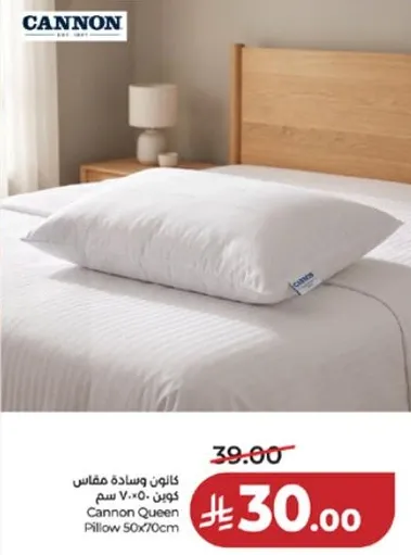 كانون وساده مقاس كوين 50×70 سم