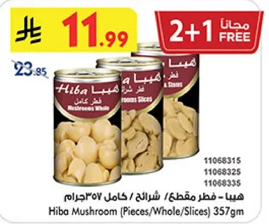 Hiba Mushroom (Pieces/Whole/Slices) 357g