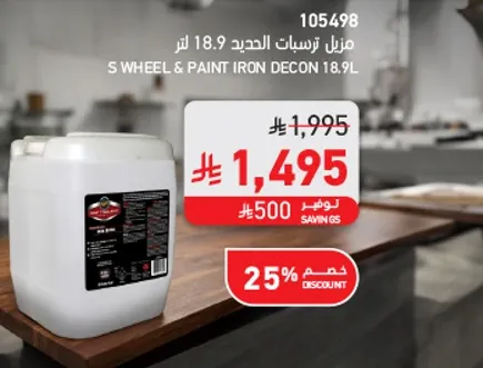 S Wheel & Paint Iron Decon 18.9L