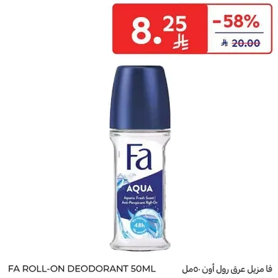 فا مزيل عرق رول اون 50مل