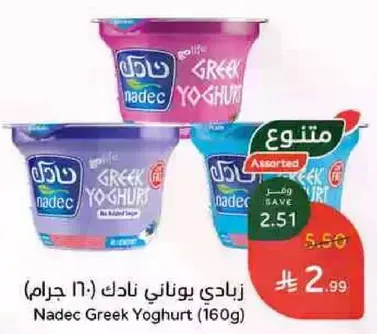 زبادي يوناني نادك (160 جرام)