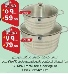 CF Max Fresh Steel Cooking Pot