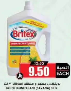 برتيكس مطهر و منظف (سافانا) ٣ لتر.