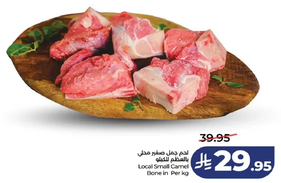 لحم جمل صغير مهي بالكليه